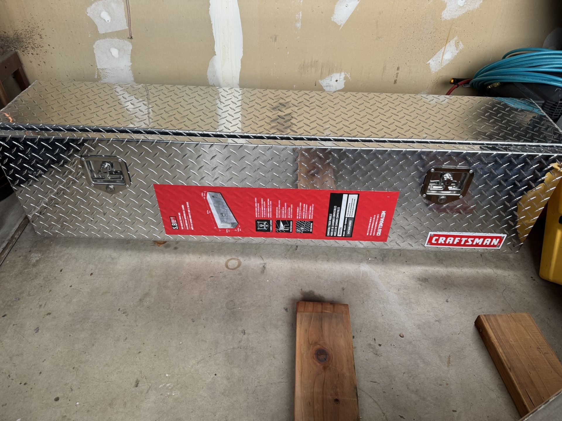 Craftsman 60”x12”x16” Aluminum Top Mount Truck Tool Box