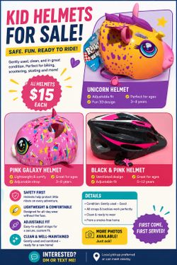 Kids helmets