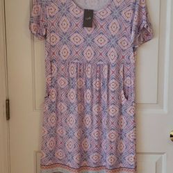 NWT J.Jill 
Short-sleeve Dress with Pockets
Size: XS