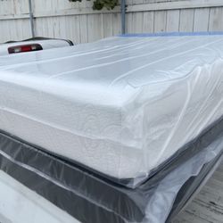 **NEW MATTRESS - MEMORY FOAM! COLCHON NUEVO - FREE DELIVERY/ ENTREGA GRATIS!** Cama Bed Box Spring