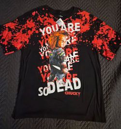 Chucky 'You Are So Dead' Graphic T-Shirt Large