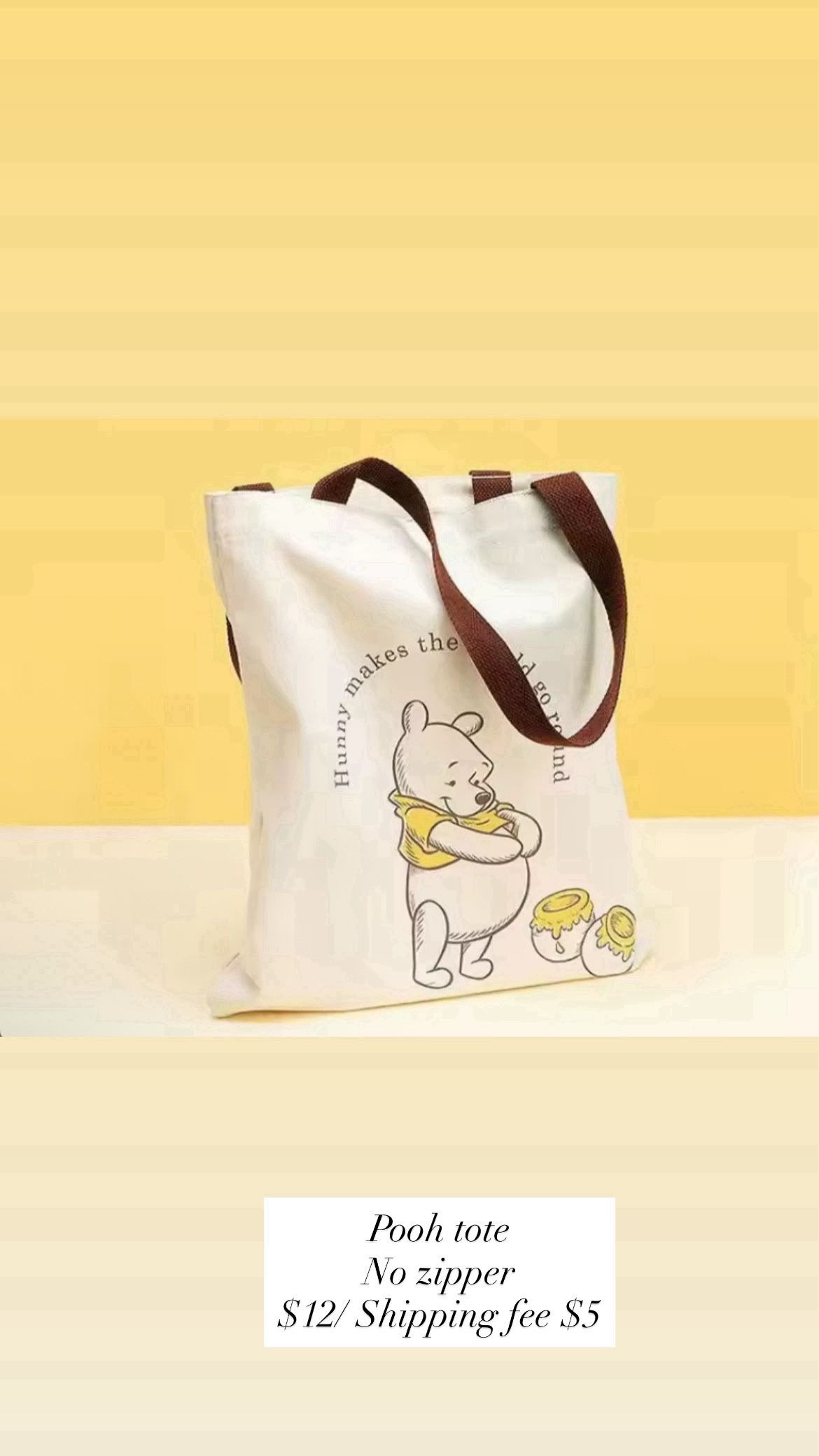 Winnie The Pooh Tote (READ)