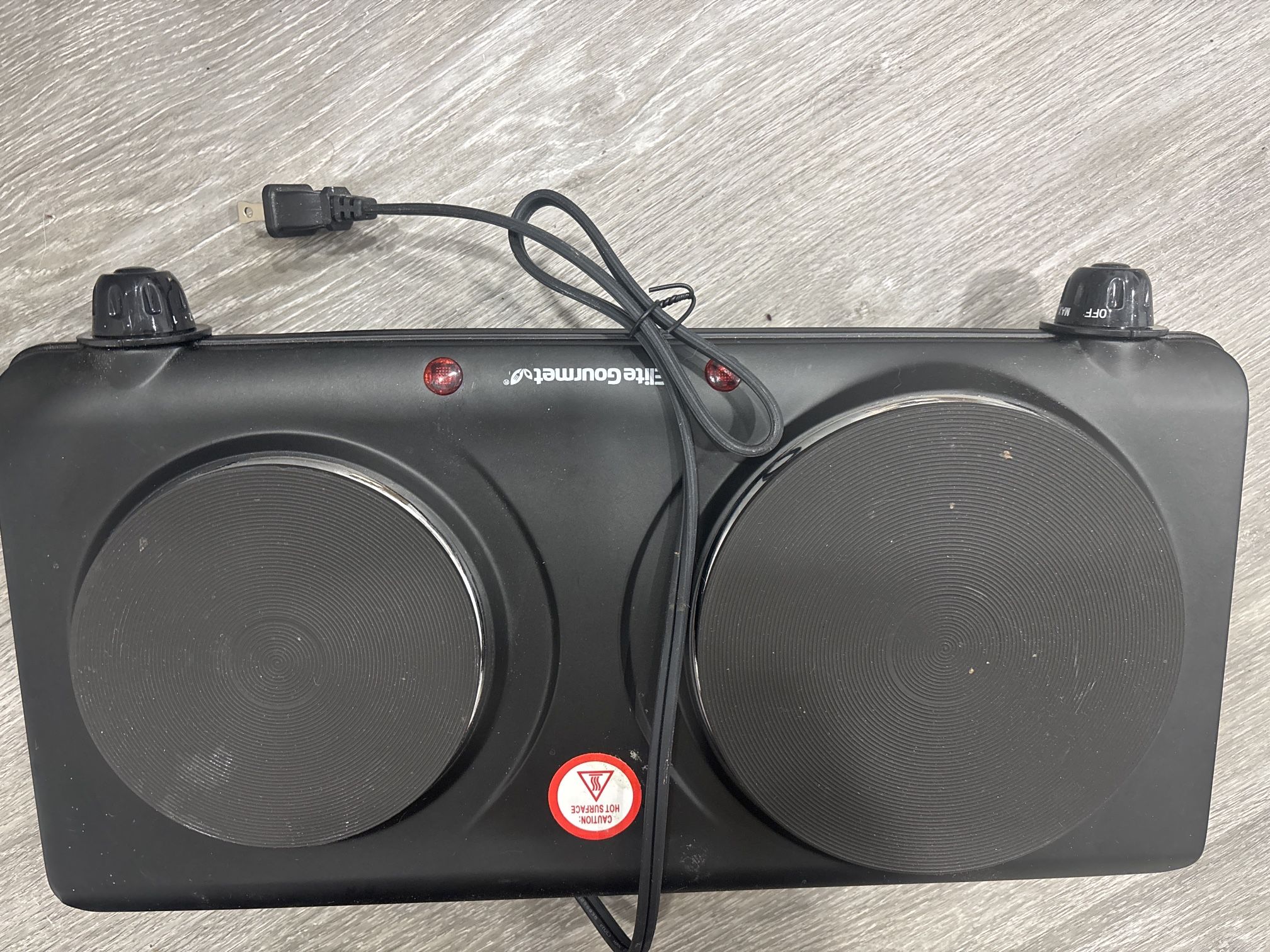 Elite Gourmet Double Electric Burner Hot Plate – Portable