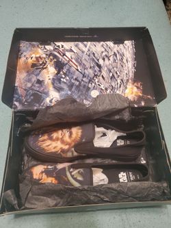 Sperry Slipons Star Wars (Vans Style) Size 10 NEW