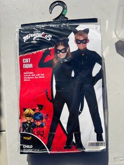 Cat noir costume size 12-14