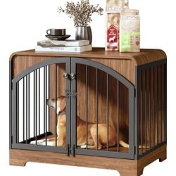Farmhouse Dog Crate Furniture 31.5"