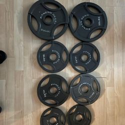 (2) 25. (4) 10. (2) 5 Lbs
Olympic Metal Plates 