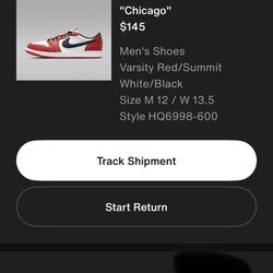 Jordan 1 Low Chicago 