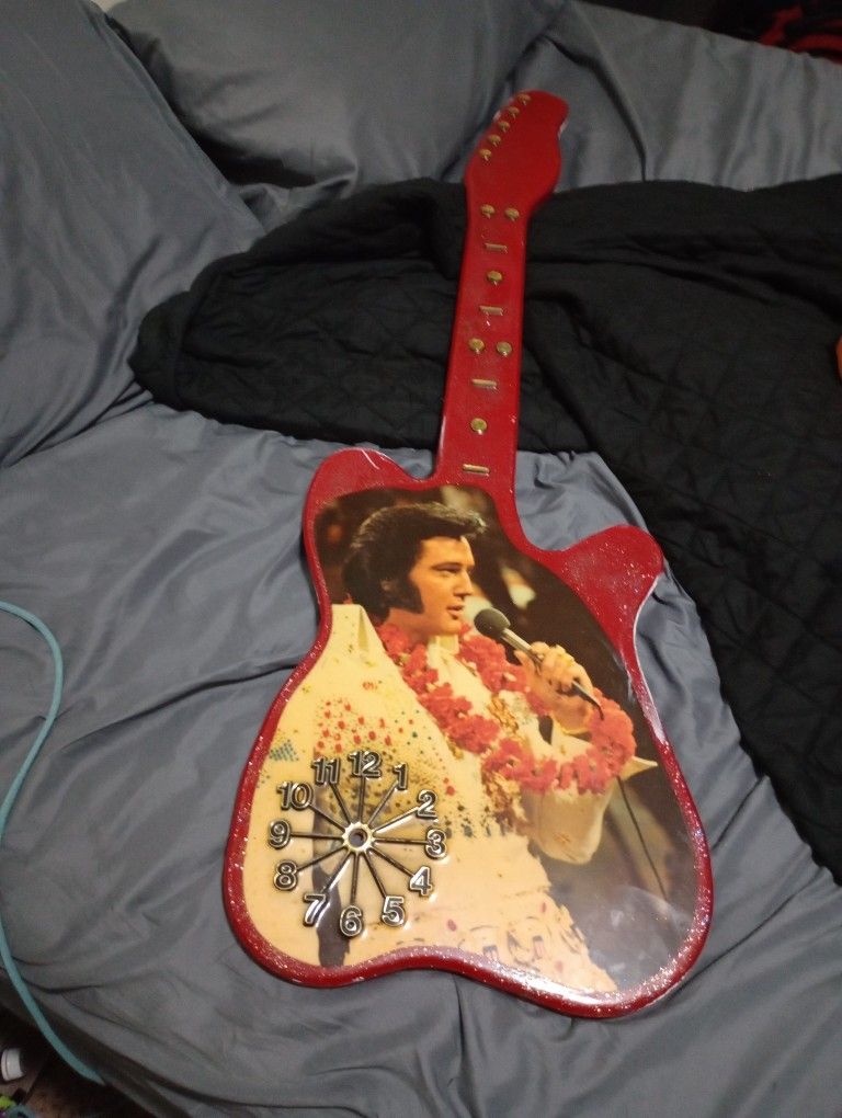 1985 Elvis Clock Guitar