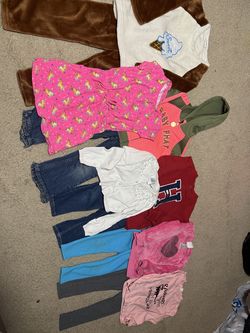 Girls Size 4T Clothing Bundle – 15+ Pieces – GUC Includes multiple outfits: tops, pants, dresses, sets, and jackets (see photos).