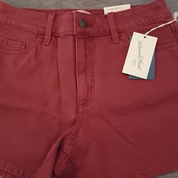 Universal Thread Goods Red Vintage Midi Shorts