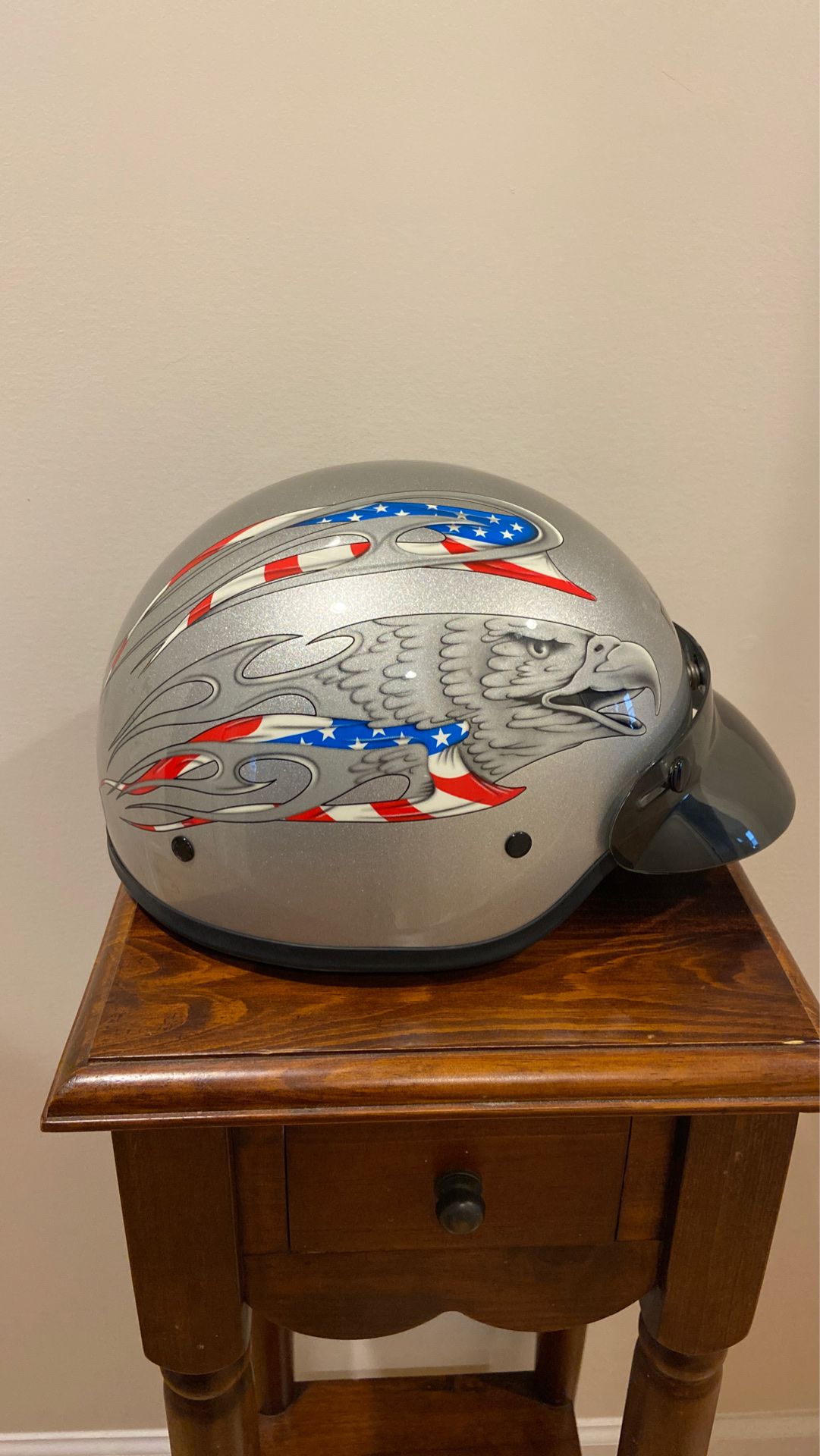 Harley Davidson motorcycle helmet