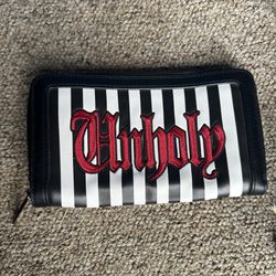 Black Craft “Unholy” Stripe Wallet 