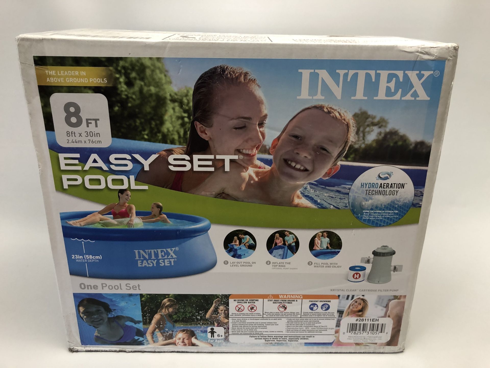 Intex 8x30 Easy Set Pool With Filter New