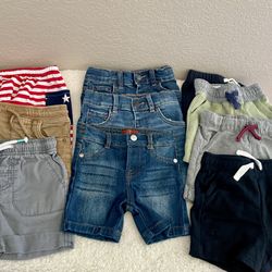 Toddler Boy Shorts Various Styles, Colors & Sizes 12M, 18M & 24M