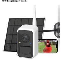 Smart Bird Feeder Camera, Solar Powered,