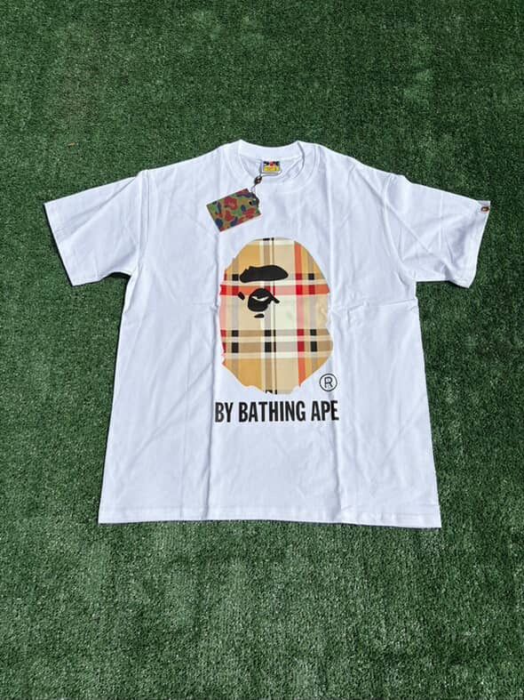 White Bape x Burberry Shirt Size L, XL