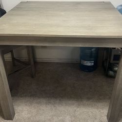 Grey kitchen table