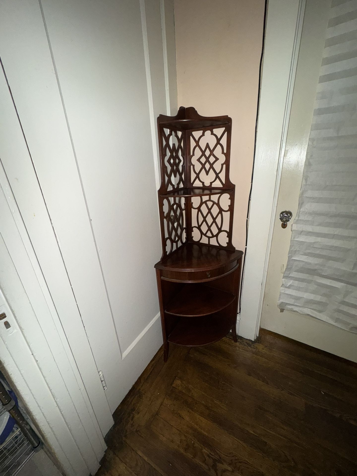 Vintage Corner Shelf/Storage 