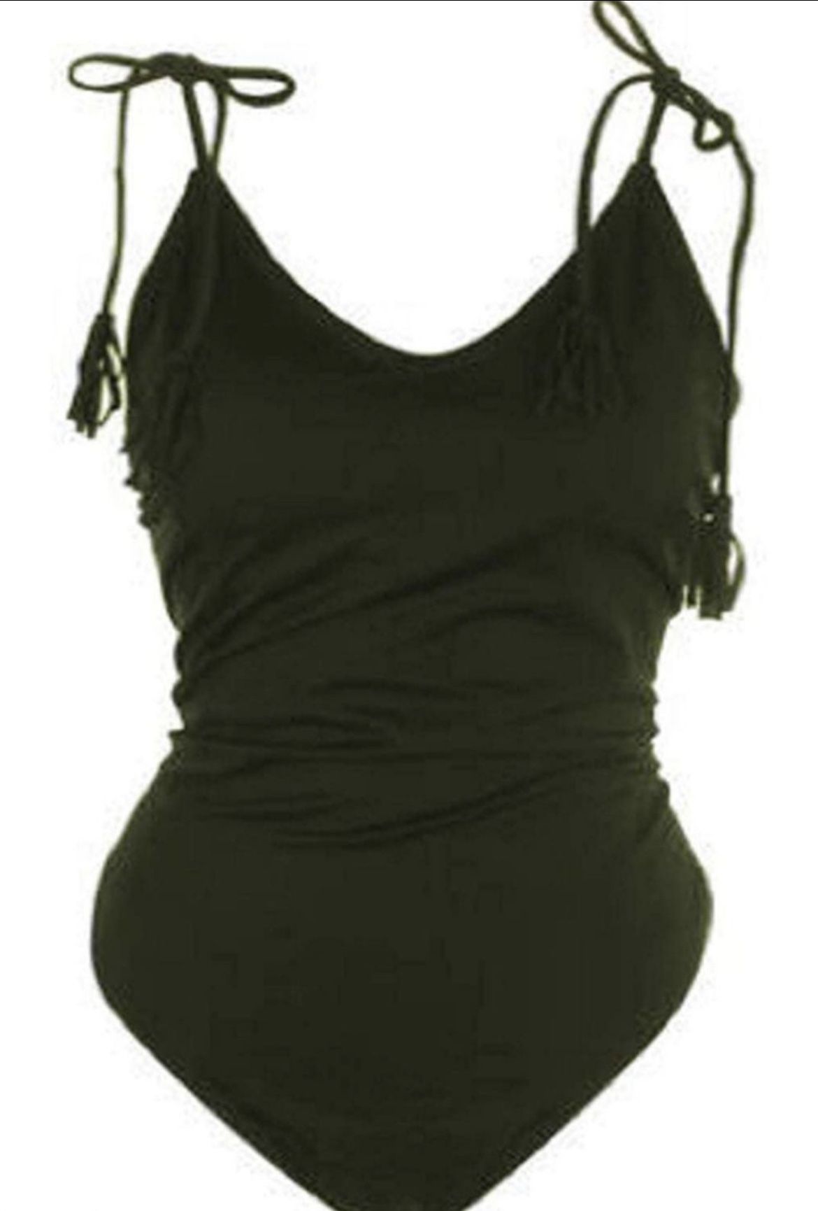 California Waves Army Green Swimsuit