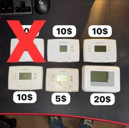 White Thermostats Honeywell Home