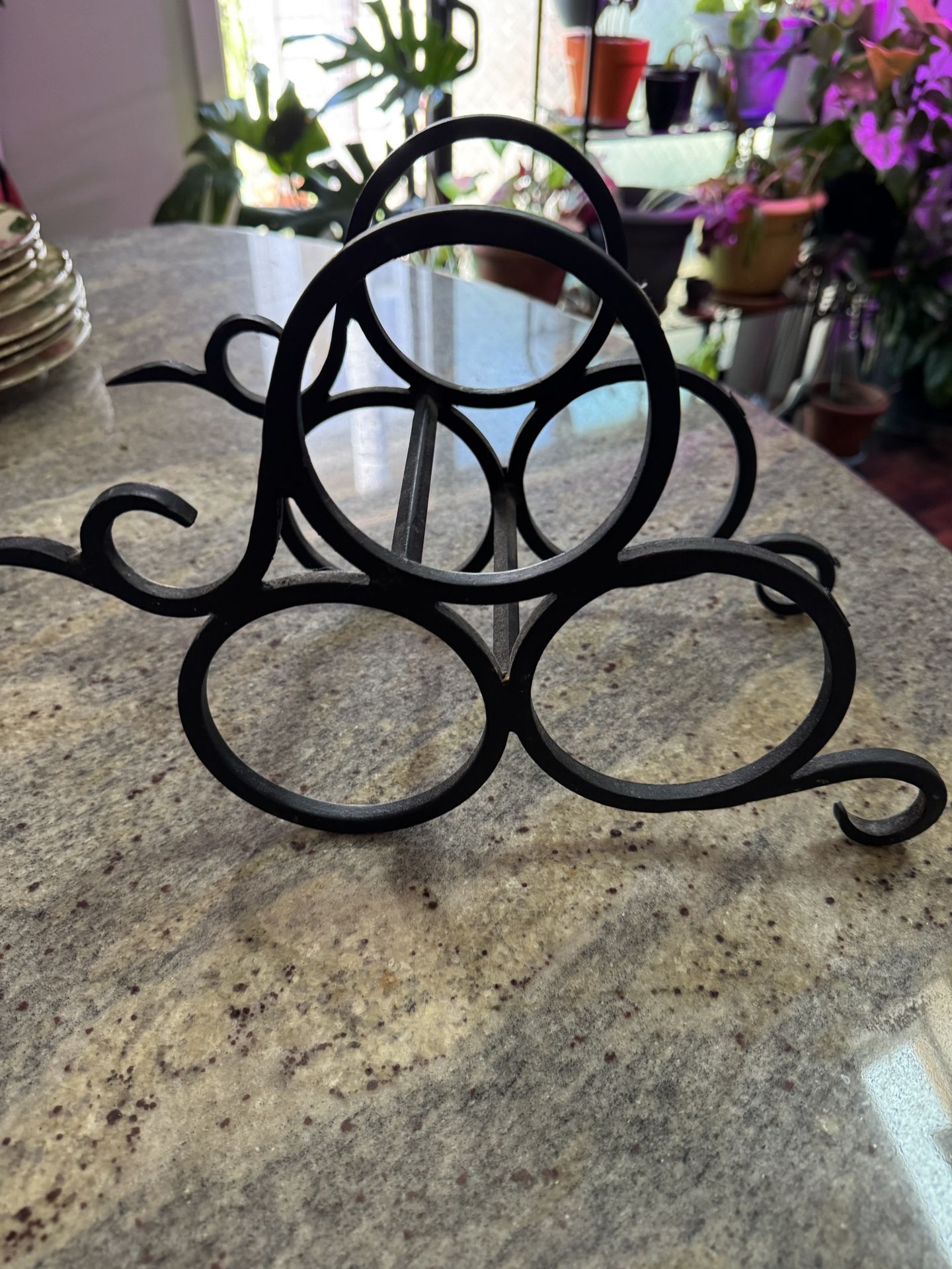 Iron Wine Rack
