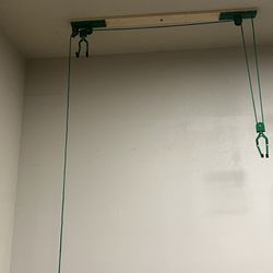 Garage Ceiling Storage For Hanging Bikes Or Other Objects.