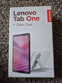 Lenovo Tab One + Clear Case 8.7" HD 4 GB Memory 64 GB Storage