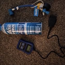 Brand New Ac Refill For Car, And Car Reader For Check Engine 