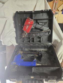 Compressed Air Nail Guns ( Make Offer) Willing To Trade For Other Tools Or Materials