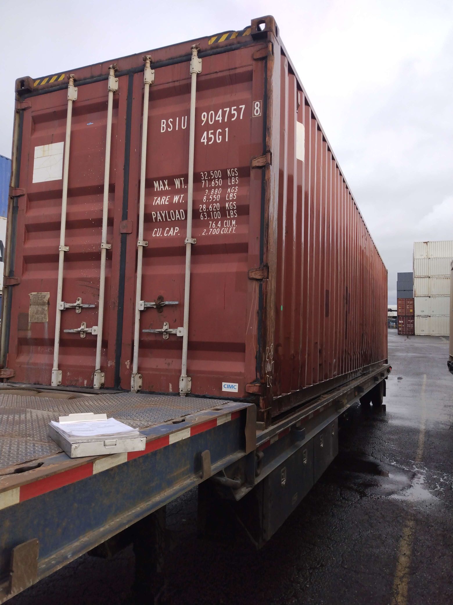 40’HC Steel Storage Container