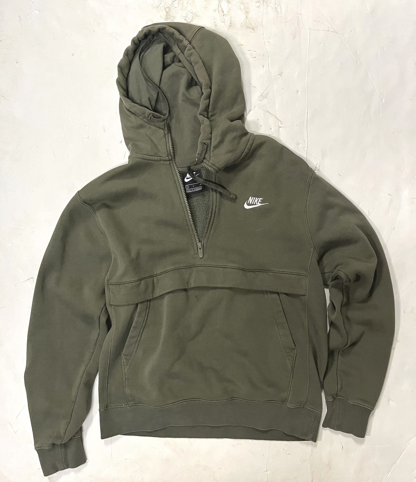 Nike NSW Club Fleece Half Zip Hoodie Small