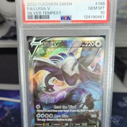 Lugia V 186 Silver Tempest PSA 10