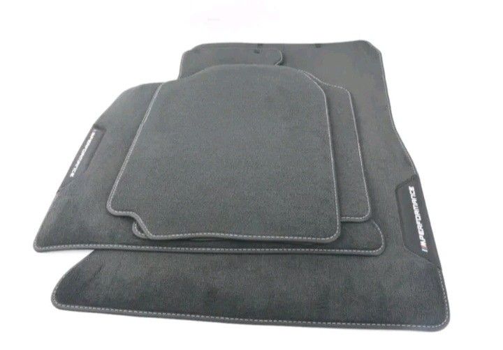 New OEM 2010-2016 BMW 5 Series F10 M Performance 4PC Black Mat Set (contact info removed)5197
