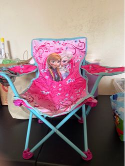 Frozen Anna Elsa youth folding camping chair