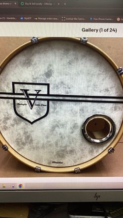 Remo sunflower bass drums shells sparkle rock 18x24