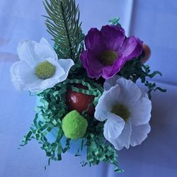 Easter Eggs Decorations In Ceramic Bowl  2  for $5.00