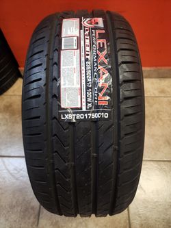 (1) 235 50ZR 17 BRAND NEW LEXANI TIRE 2355017 NEW TIRE (SINGLE) MOUNT BALANCE INCLUDED