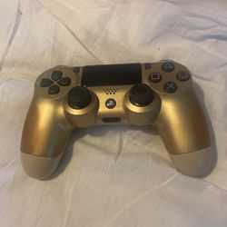 gold ps4 controller 