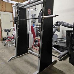 Life Fitness Smith Counter Balance Machine Exercise Plate Loaded Weight Gym Equipment