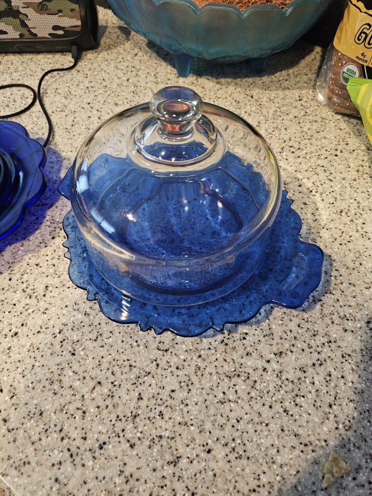 Antique Glass Butter Dishes