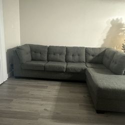 Gray Sectional Couch 