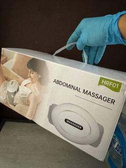 Electric Abdominal Massager, Stomach Massager for Digestion, Belly Cellulite Massage for Flattening Belly,Relieves Discomfort Caused by Bloating, Cons