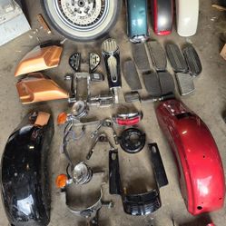 Lots Of Harley-Davidson Parts