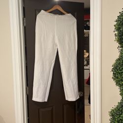 White Linen Pants Size 6
