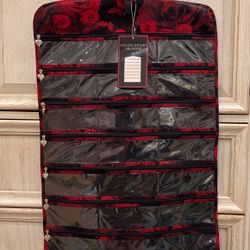 Red Roses Hanging Jewelry Organizer