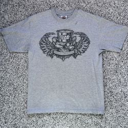 2000s y2k Harley Davidson poker card t-shirt