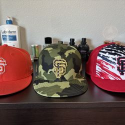San Francisco Giants baseball hats