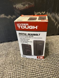 HYPER Tough Digital Deadbolt With Electrical Keypad 