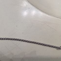 Silver Tennis Bracelet 